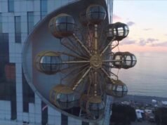 La ruota nel cielo: dentro la Batumi Tower, il grattacielo con la ruota panoramica integrata nella facciata