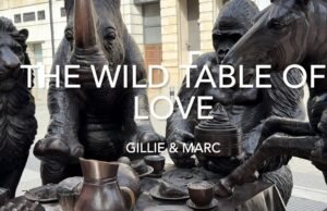 A Lower Manhattan un tavolo di bronzo riunisce uomini e animali in via d’estinzione