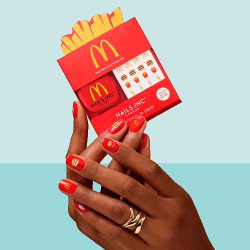 smalti Nails INC a tema McDonald's, McDonald’s si tuffa nel mondo beauty