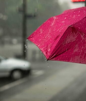 Un ombrello che vola da solo e non lascia mai la testa scoperta