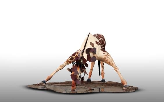 #Le giraffe di Sandro Gorra invadono Spoleto