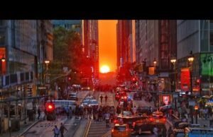 Un’eclissi urbana di luce e magia al cuore di New York
