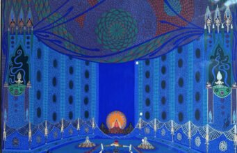 Al Labirinto della Masone: Erté. Lo stile è tutto, 28 marzo – 28 giugno 2026. Fontanellato (PR) Erté - Romain de Tirtoff, Set Design, Conte Hindou, Folies Bergère, 1922, Private collection, London, © Chalk & Vermilion LLC / SIAE.