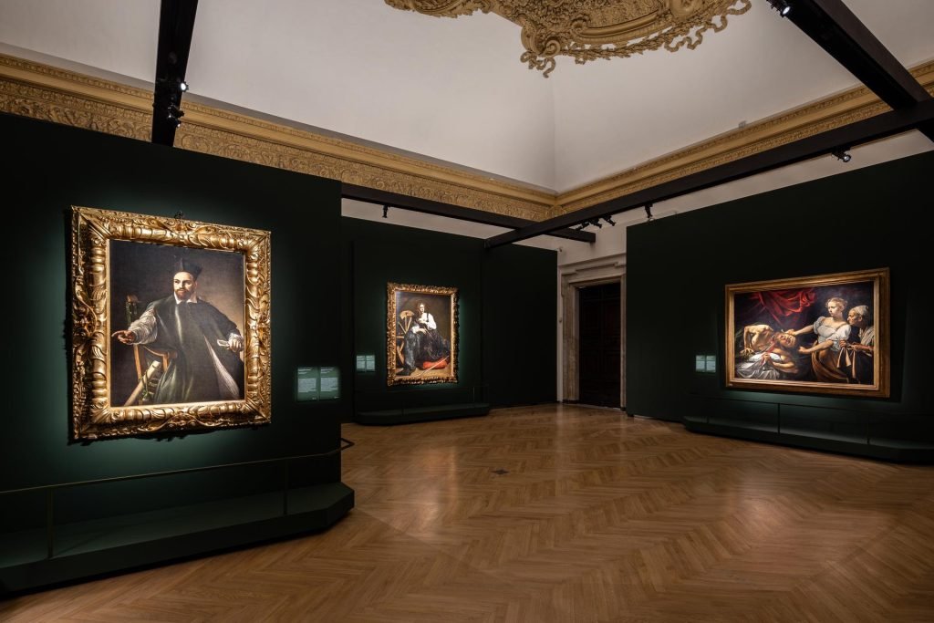 Gallerie Nazionali di Arte Antica - Palazzo Barberini. Installation view: Caravaggio 2025. Photo Alberto Novelli and Alessio Panunzi