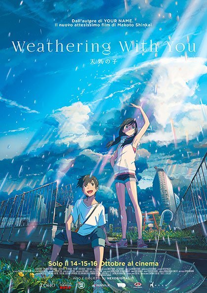 #WEATHERING WITH YOU di Makoto Shinkai al cinema il 14, 15 e 16 ottobre